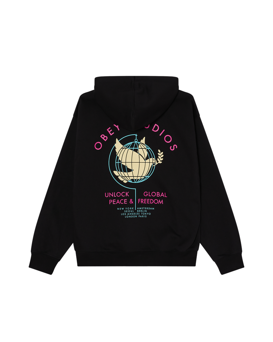 UNLOCK PEACE & FREEDOM PULLOVER HOOD - Image 1