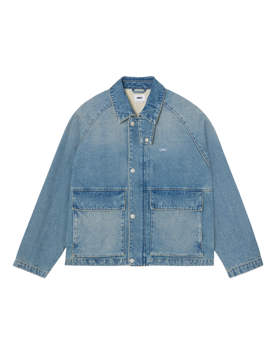 CADEN DENIM WORK JACKET - Image 1