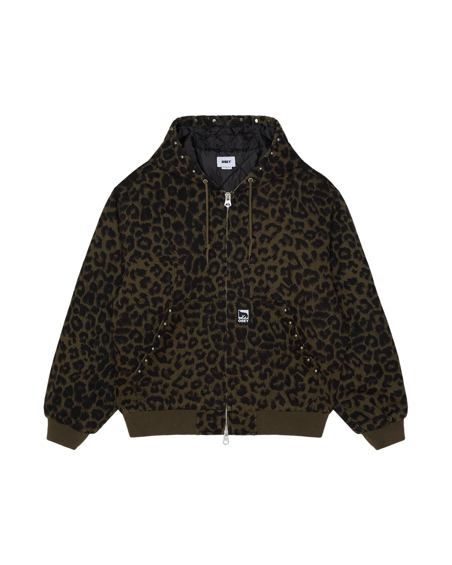 STUDDED ZIP UP JACKET - Image 1