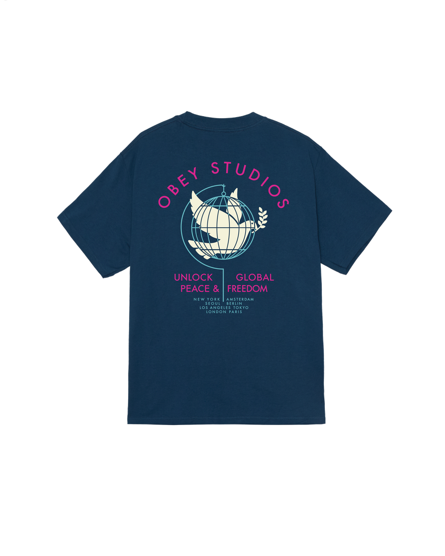 UNLOCK PEACE & FREEDOM CLASSIC T-SHIRT - Image 1