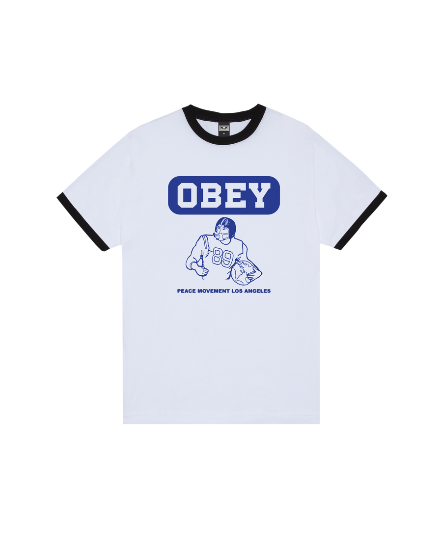 PEACE MOVEMENT RINGER T-SHIRT - Image 1