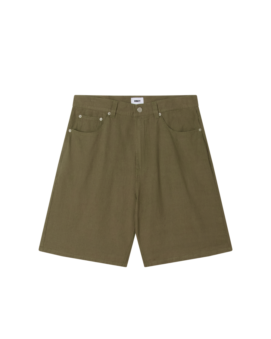 BAGGY LINEN DEVIN SHORT - Image 1