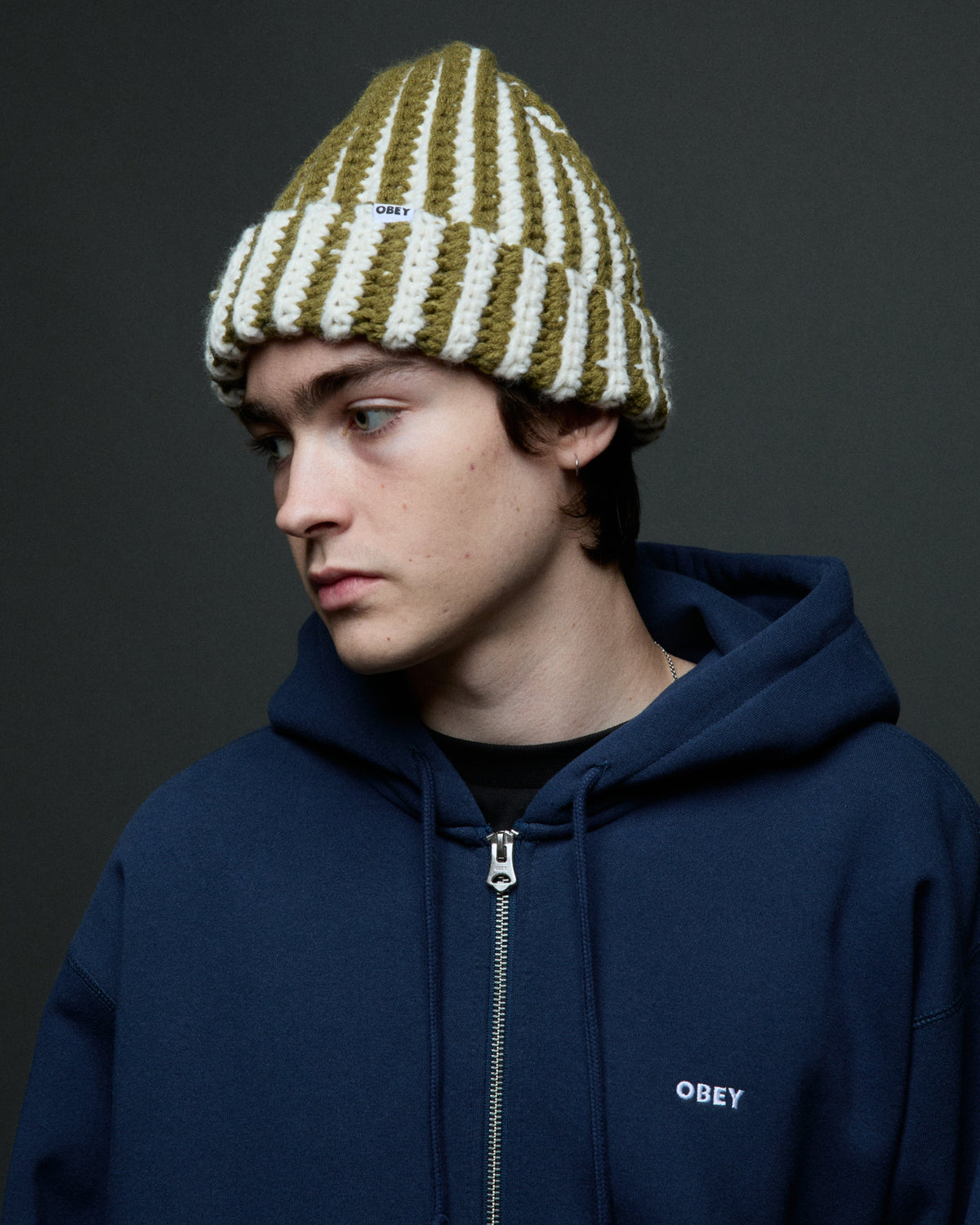 OBEY SCOUT CHUNKY BEANIE - Image 3