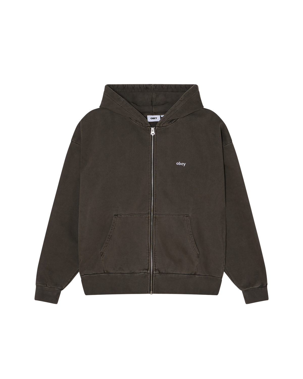 LOWERCASE PIGMENT ZIP HOOD - Image 1