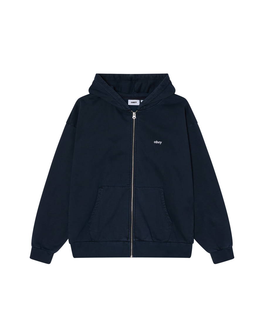 LOWERCASE PIGMENT ZIP HOOD - Image 1