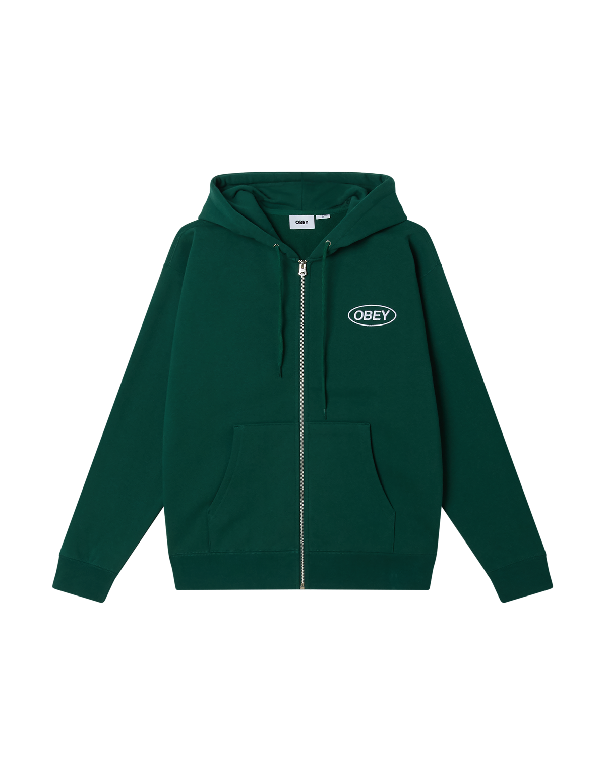 OBEY OVAL ZIP HOOD - Image 1