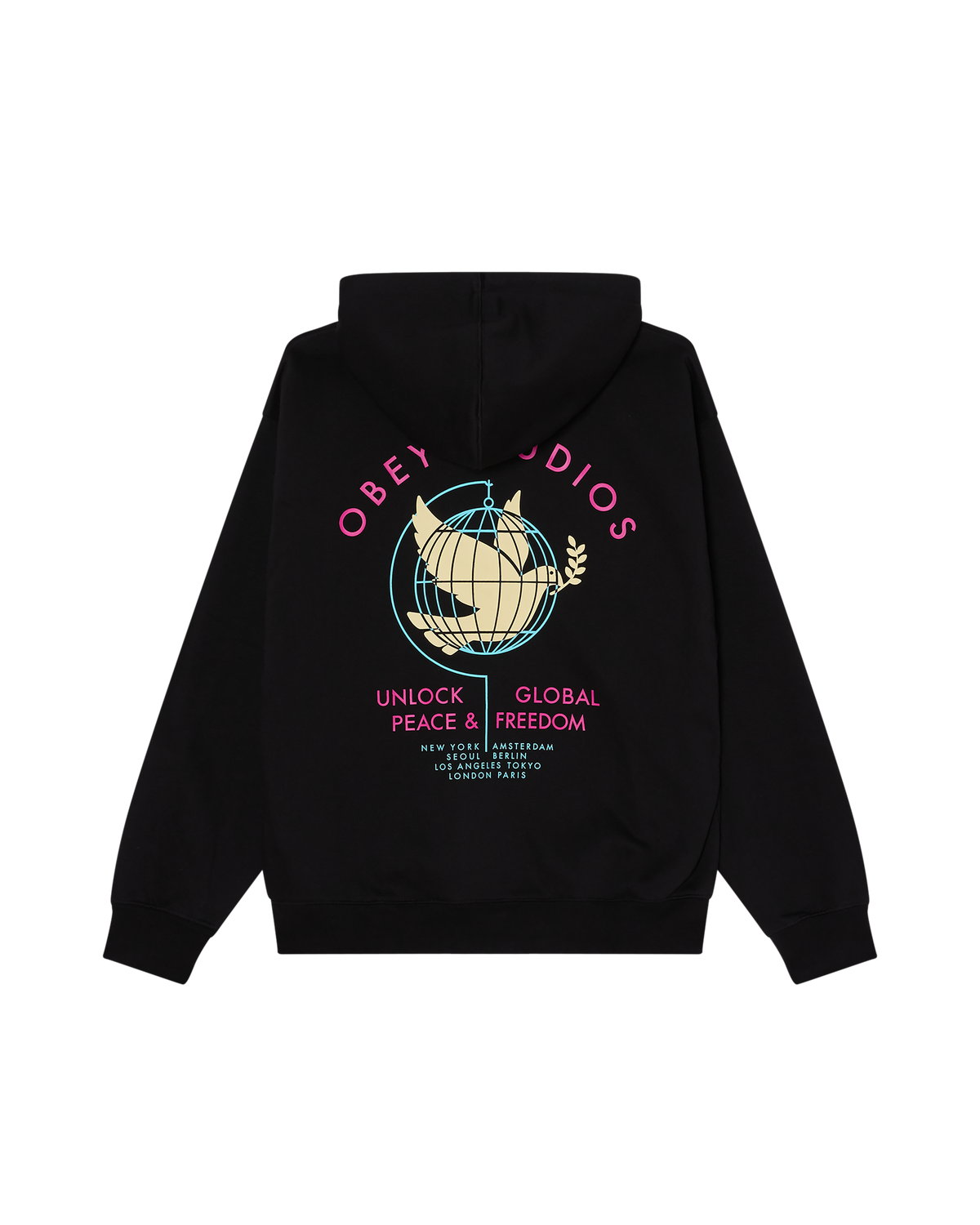 UNLOCK PEACE & FREEDOM PULLOVER HOOD - Image 1