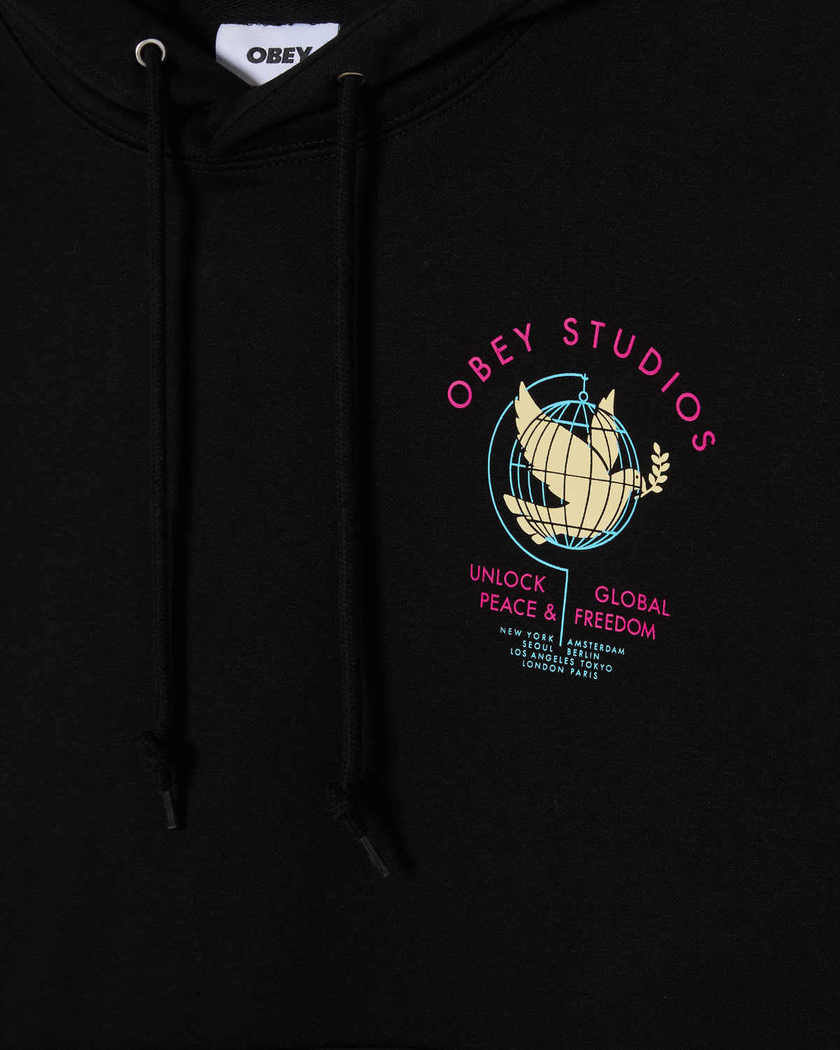 UNLOCK PEACE & FREEDOM PULLOVER HOOD - Image 3