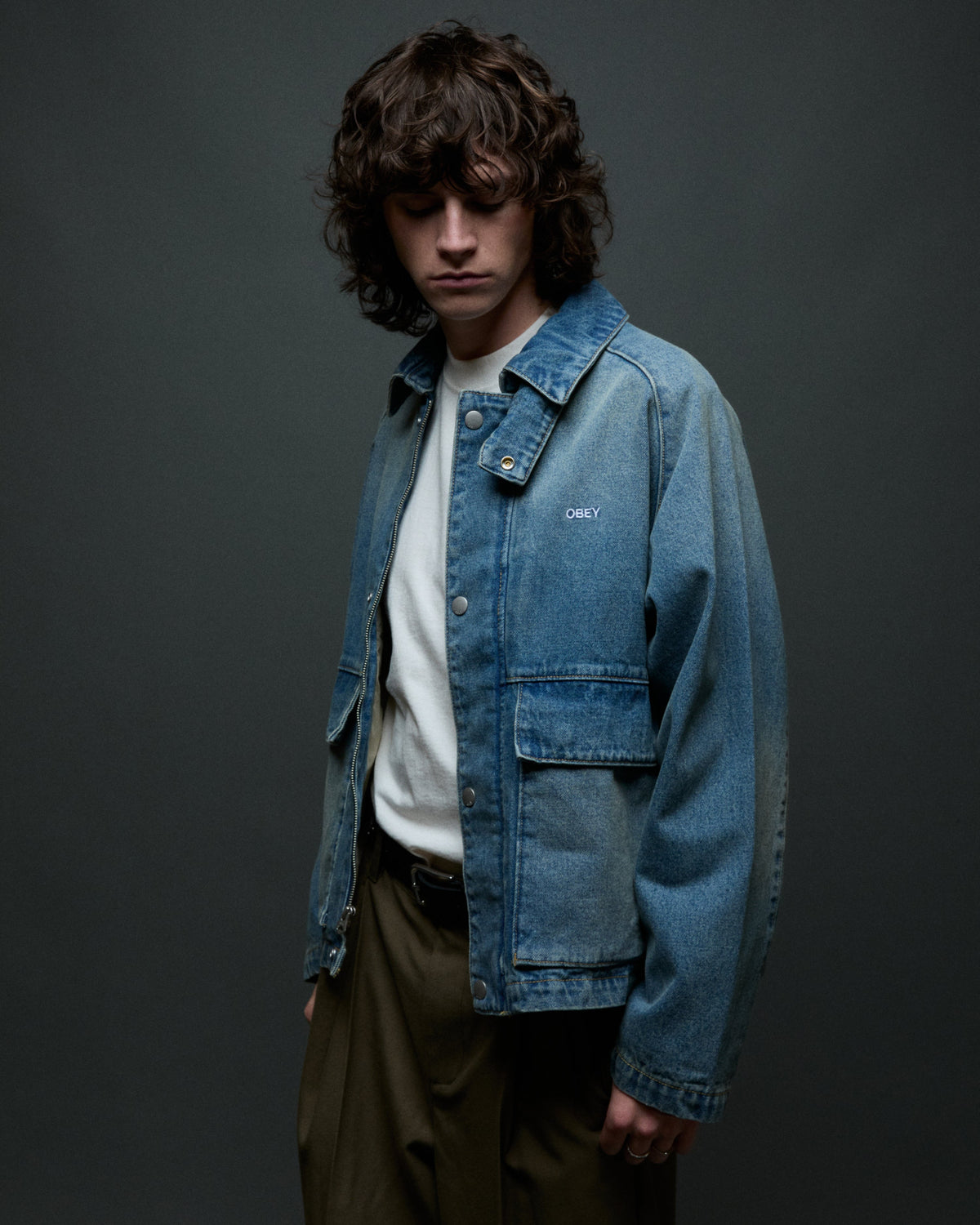 CADEN DENIM WORK JACKET - Image 5