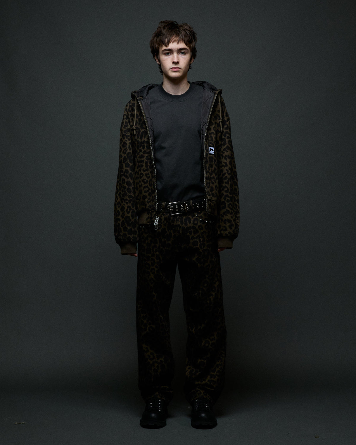 STUDDED ZIP UP JACKET - Image 5