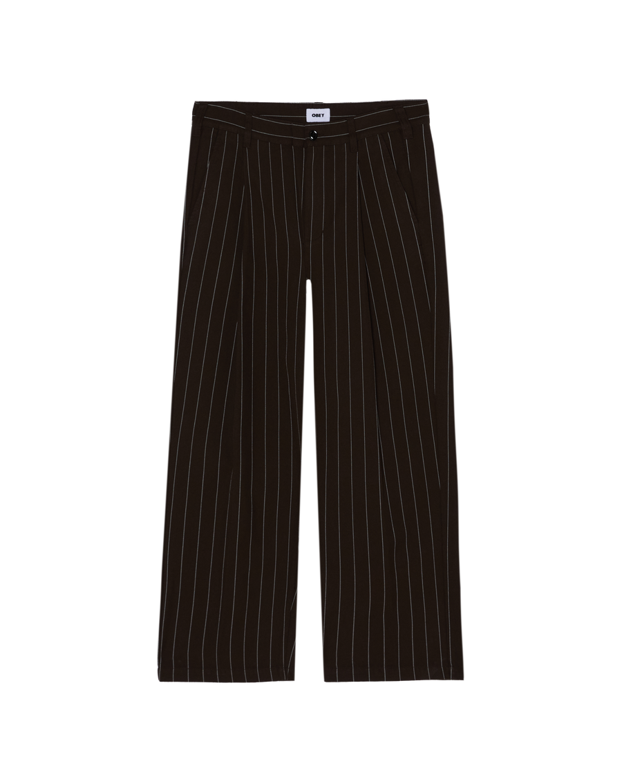 DEAN STRIPE PLEATED PANT - Image 1