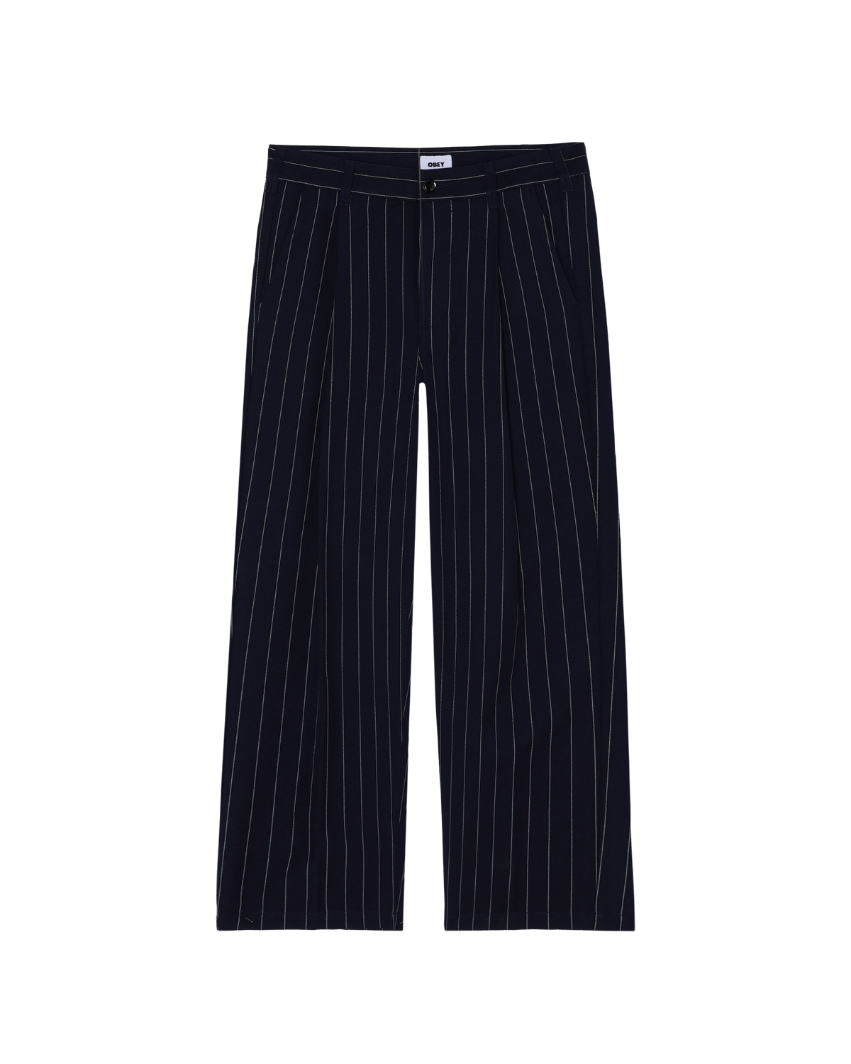 DEAN STRIPE PLEATED PANT - Image 1