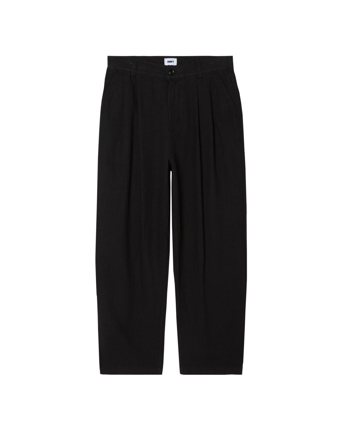 FOSTER PLEATED LINEN PANT - Image 1