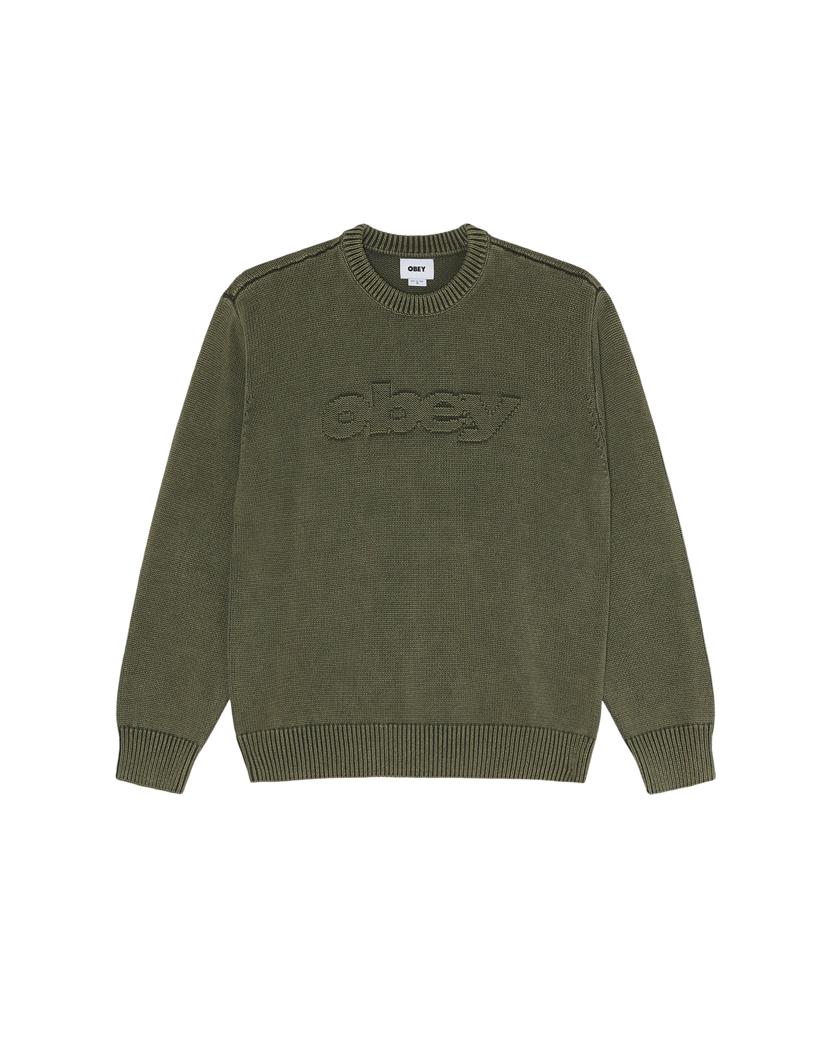 FADE WASH SPEED LOGO SWEATER - Image 1