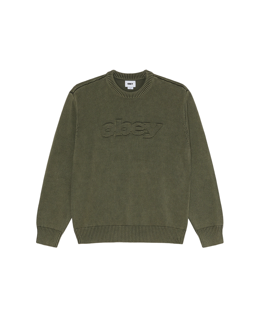 FADE WASH SPEED LOGO SWEATER - Image 1