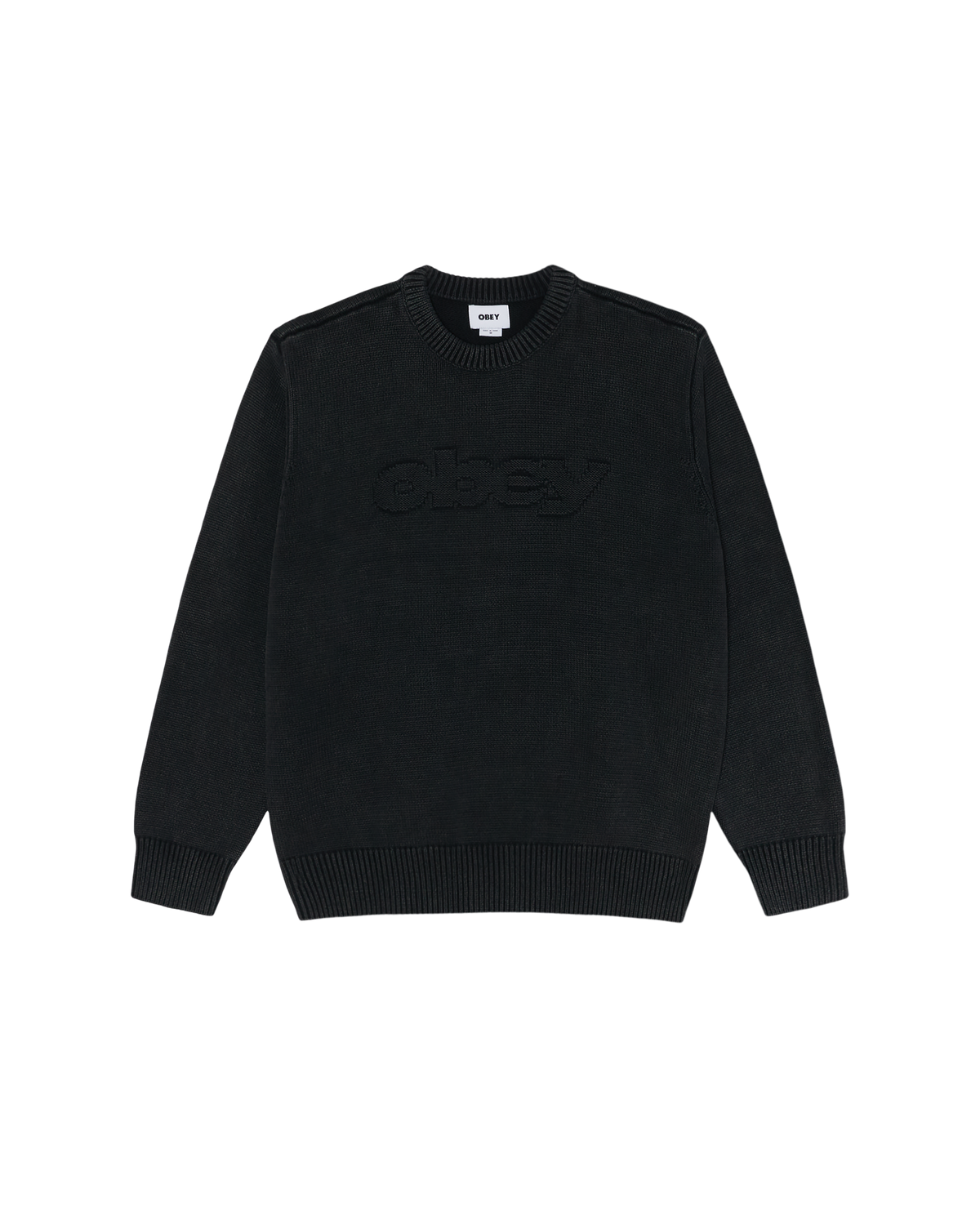 FADE WASH SPEED LOGO SWEATER - Image 1