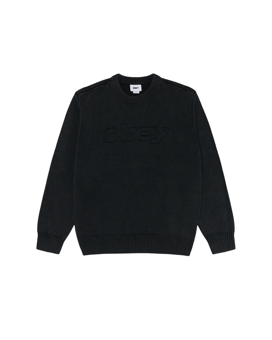 FADE WASH SPEED LOGO SWEATER - Image 1