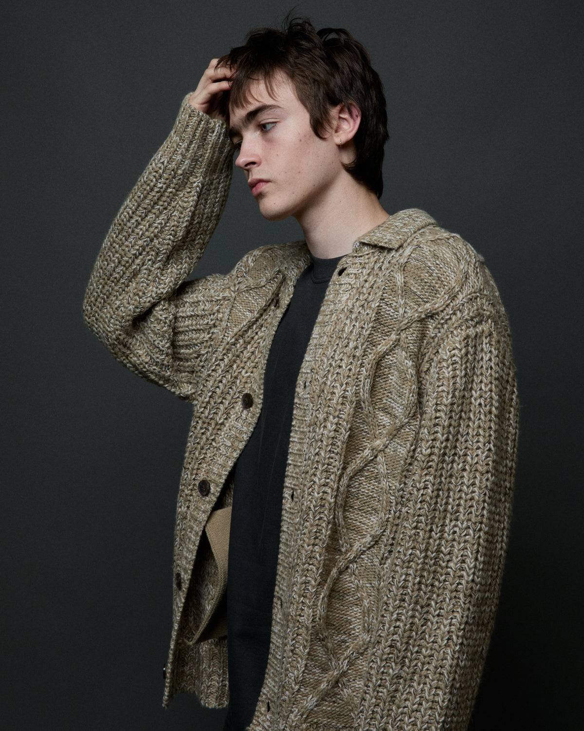 ISAR BUTTON UP SWEATER - Image 4