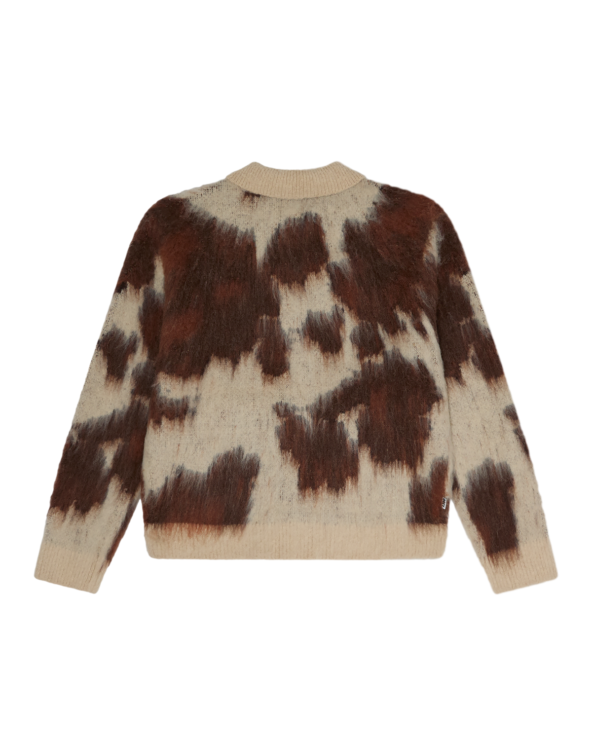COW PATTERN ZIP SWEATER - Image 2