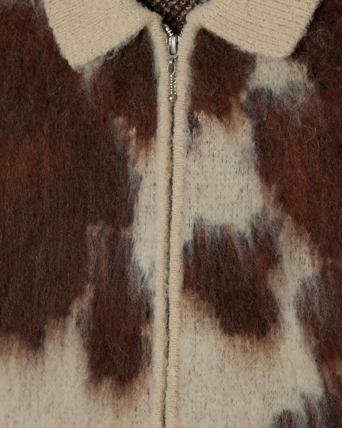 COW PATTERN ZIP SWEATER - Image 3