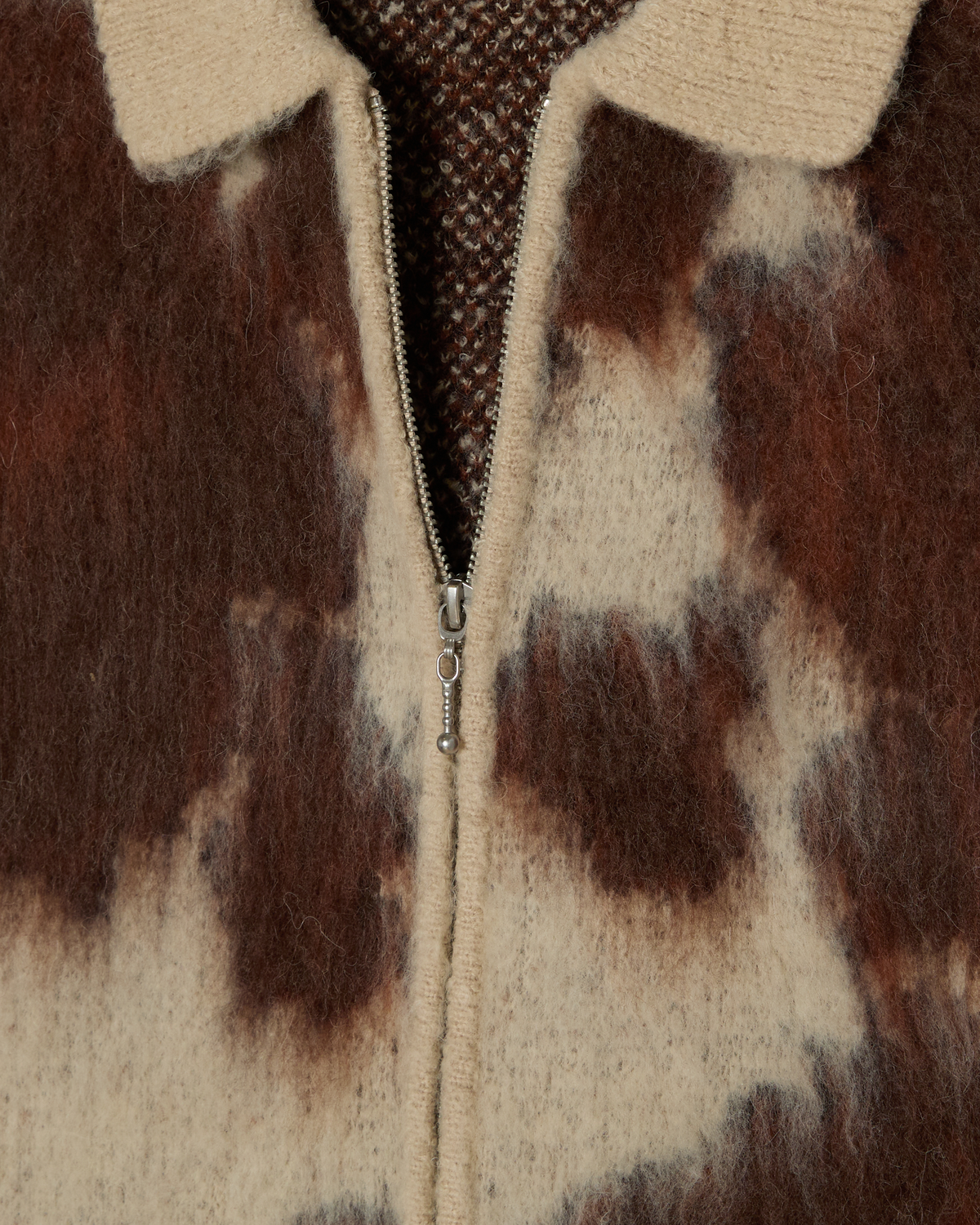 COW PATTERN ZIP SWEATER - Image 4