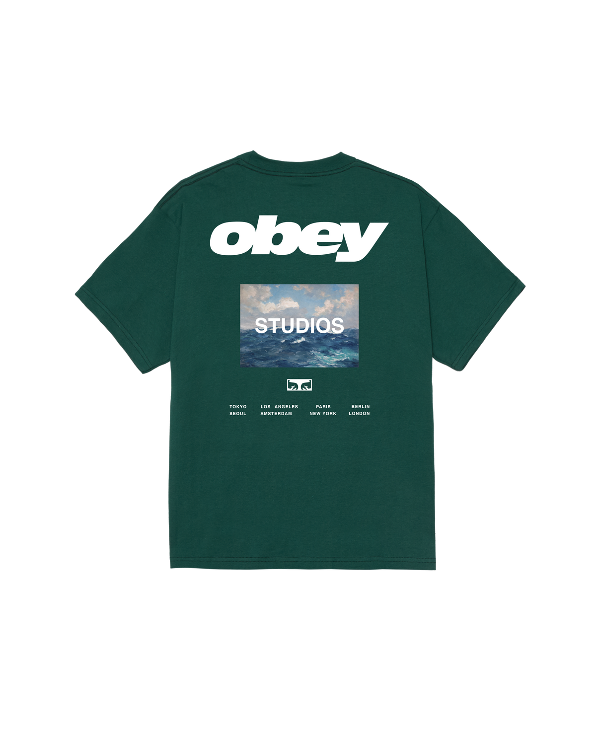 OBEY WAVE CLASSIC T-SHIRT - Image 1