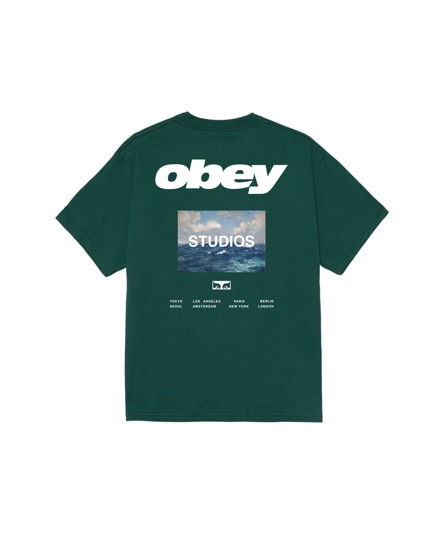 OBEY WAVE CLASSIC T-SHIRT - Image 1