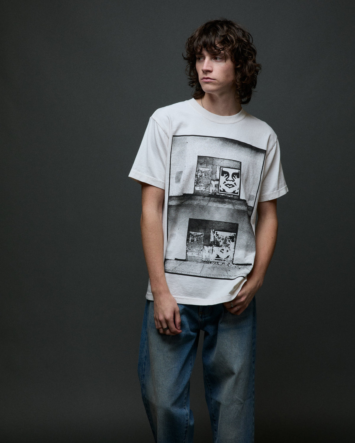 DESTROYED ICON PHOTO PIGMENT T-SHIRT - Image 3