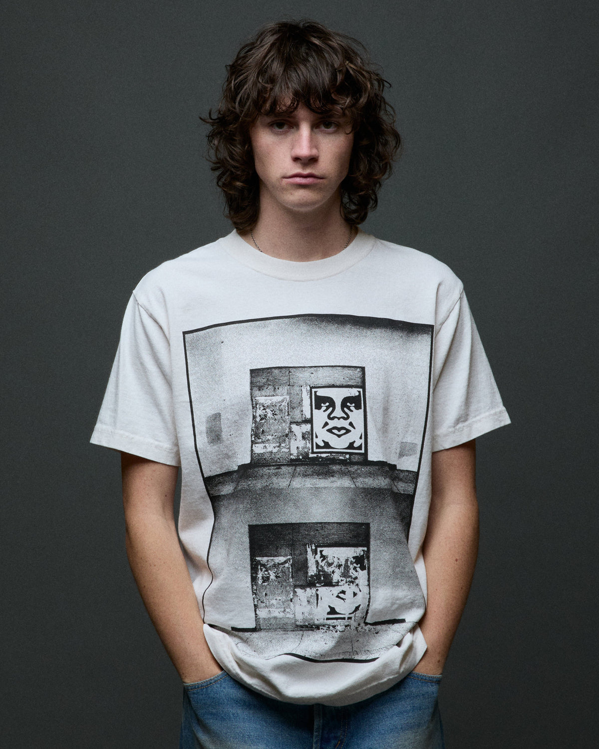 DESTROYED ICON PHOTO PIGMENT T-SHIRT - Image 4
