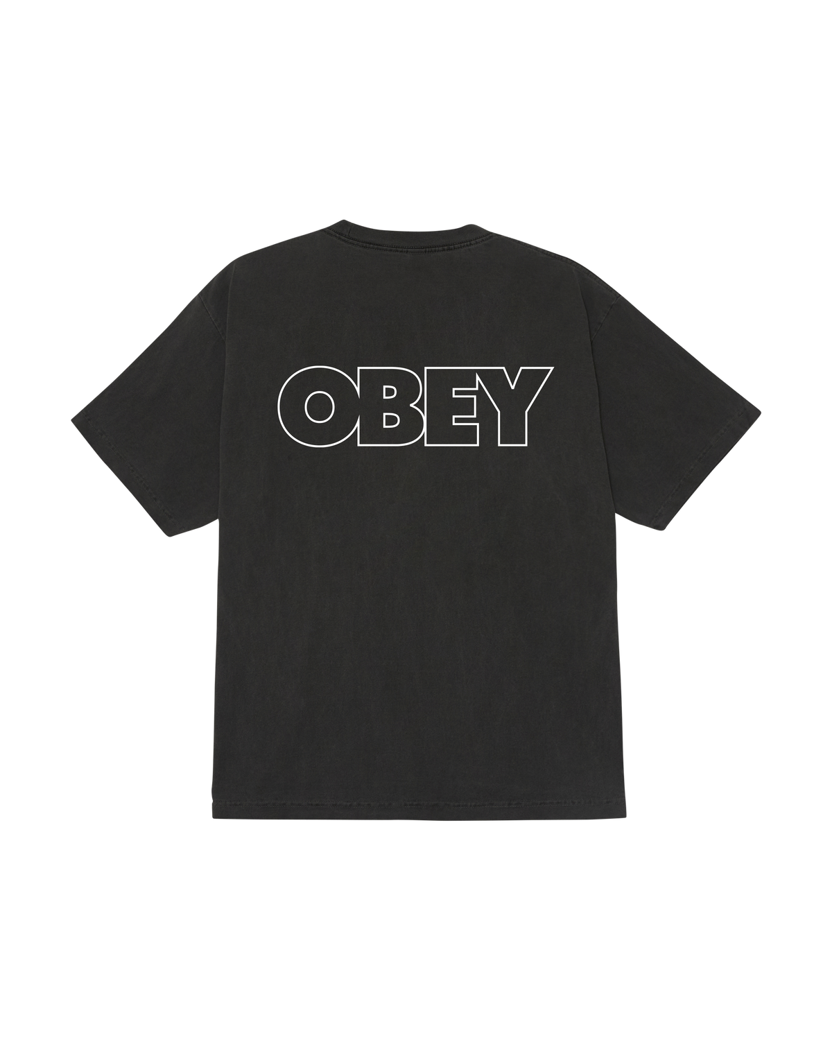 OBEY BOLD OUTLINE PIGMENT T-SHIRT - Image 1