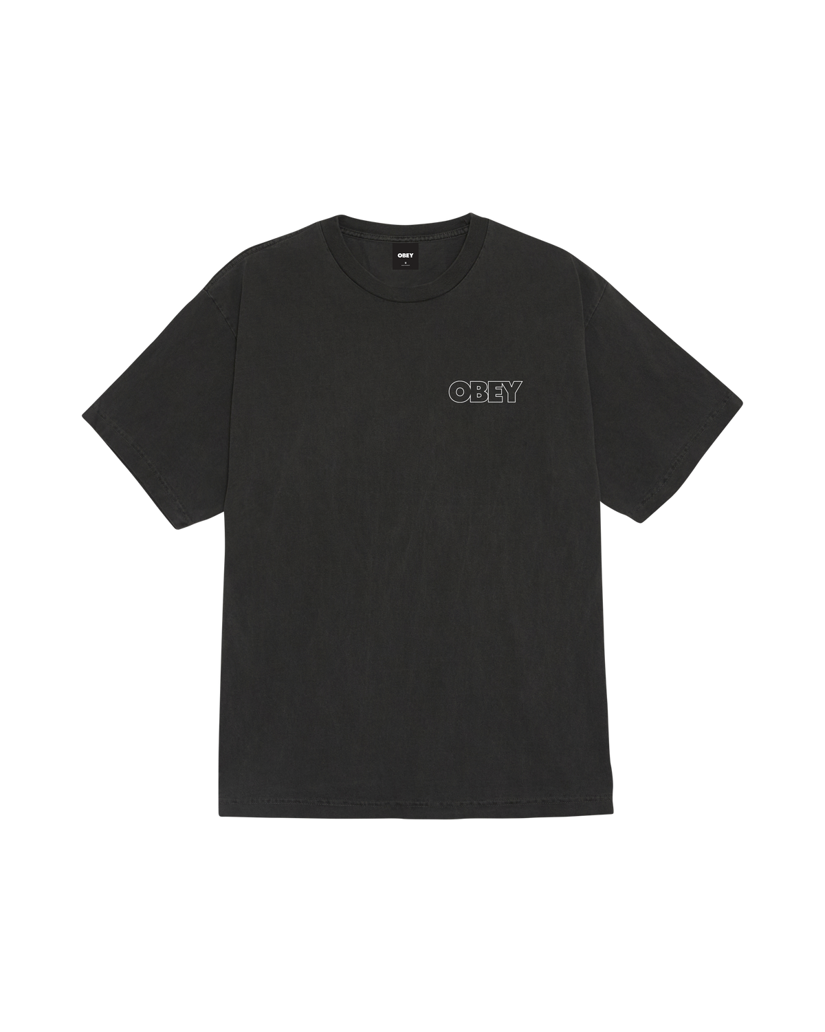 OBEY BOLD OUTLINE PIGMENT T-SHIRT - Image 2