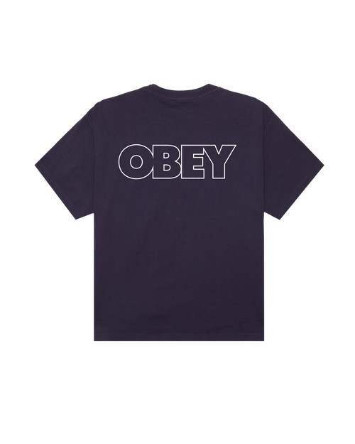 OBEY BOLD OUTLINE PIGMENT T-SHIRT - Image 1