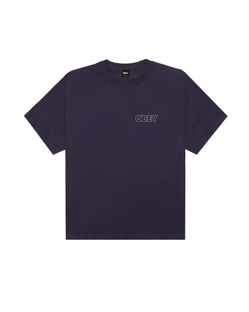OBEY BOLD OUTLINE PIGMENT T-SHIRT - Image 2