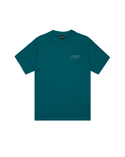 OBEY BOLD OUTLINE PIGMENT T-SHIRT - Image 2