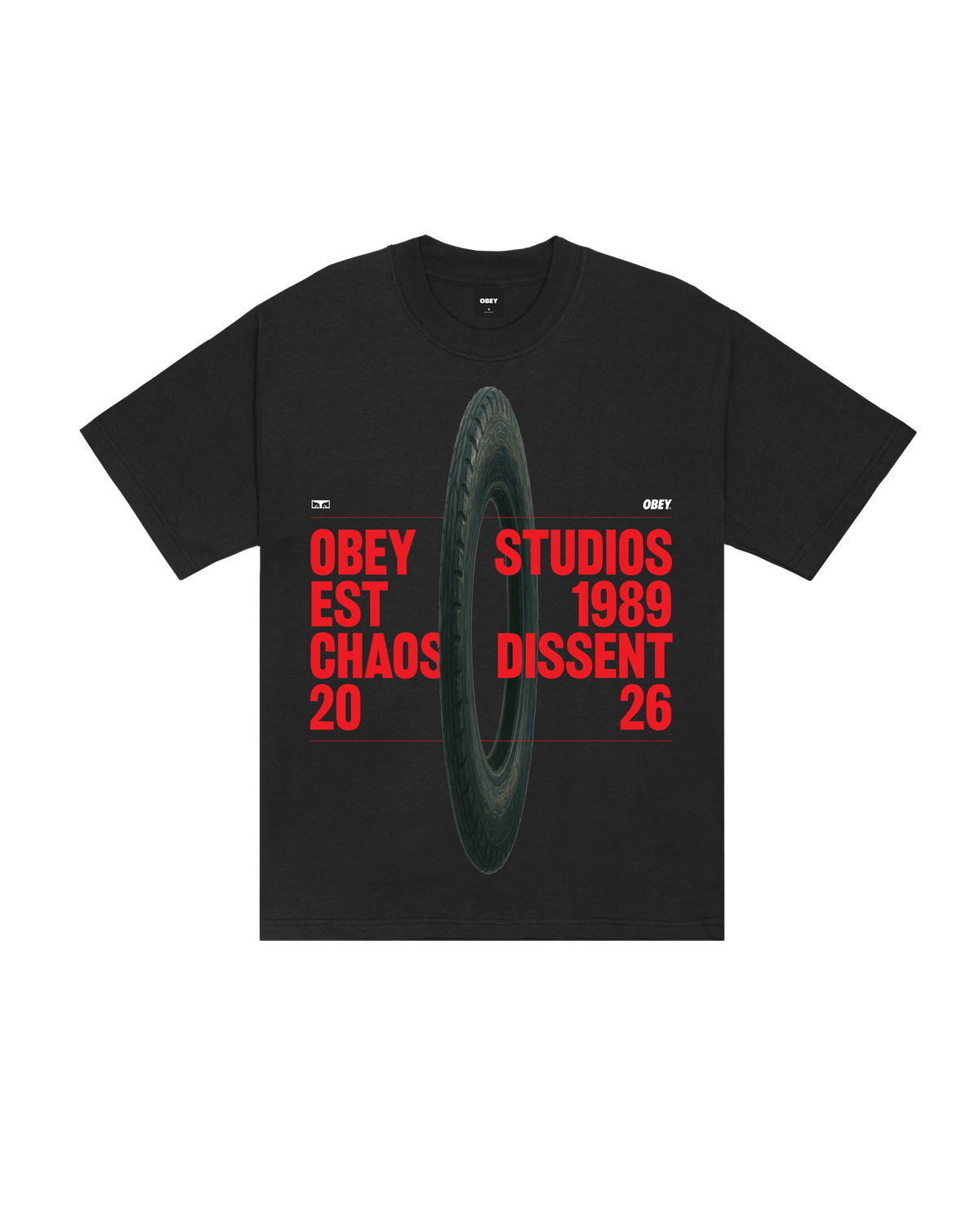 STUDIOS CHAOS DISSENT HEAVYWEIGHT T-SHIRT - Image 1