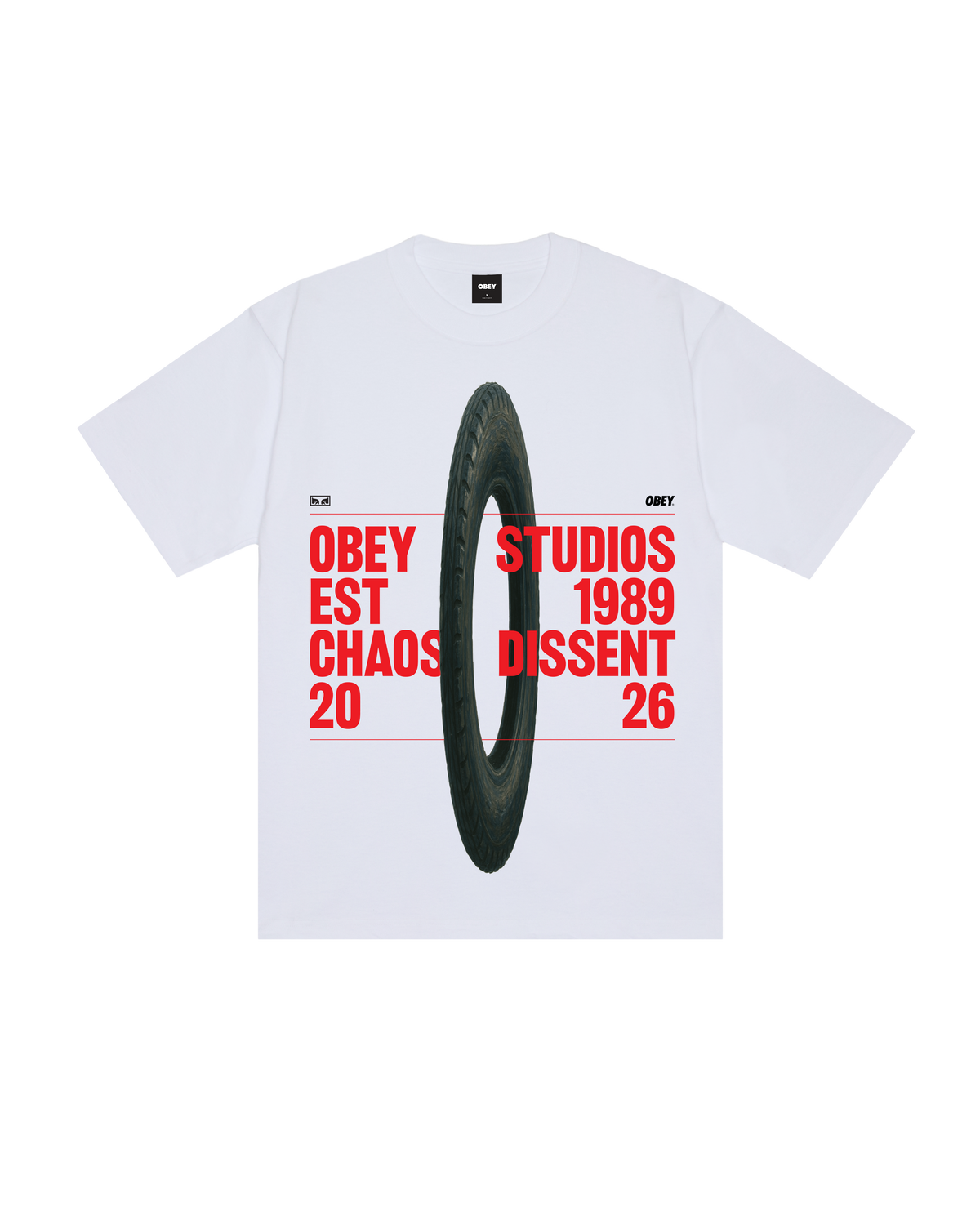STUDIOS CHAOS DISSENT HEAVYWEIGHT T-SHIRT - Image 1