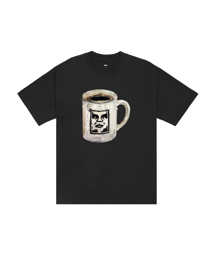 COFFEE CUP HEAVYWEIGHT T-SHIRT - Image 1