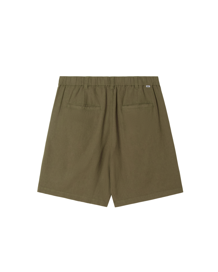 FOSTER PLEATED LINEN SHORT - Image 2