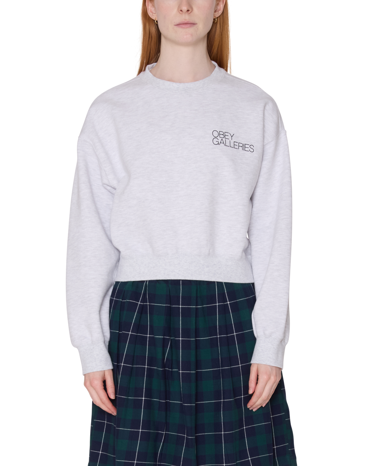 GALLERIES CROPPED CREWNECK - Image 1