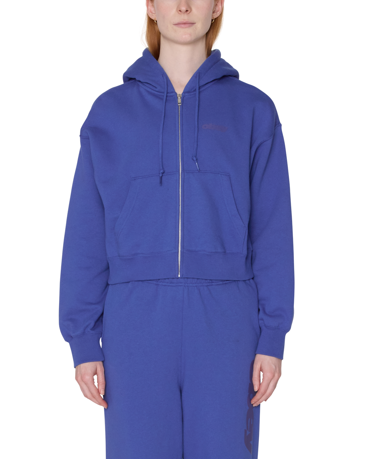 LEAGUE CROPPED ZIP HOOD - Image 1
