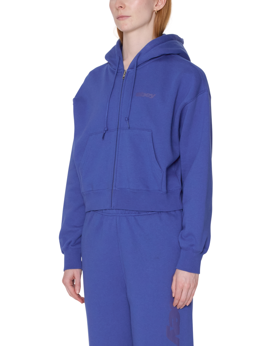 LEAGUE CROPPED ZIP HOOD - Image 2