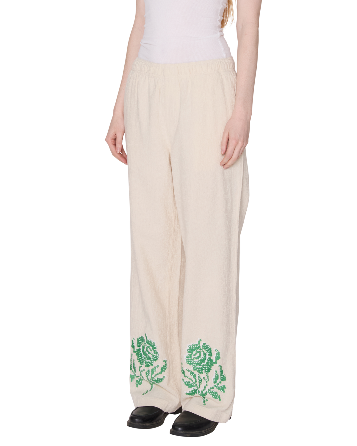 ROSES EMBELLISHED PANT - Image 2