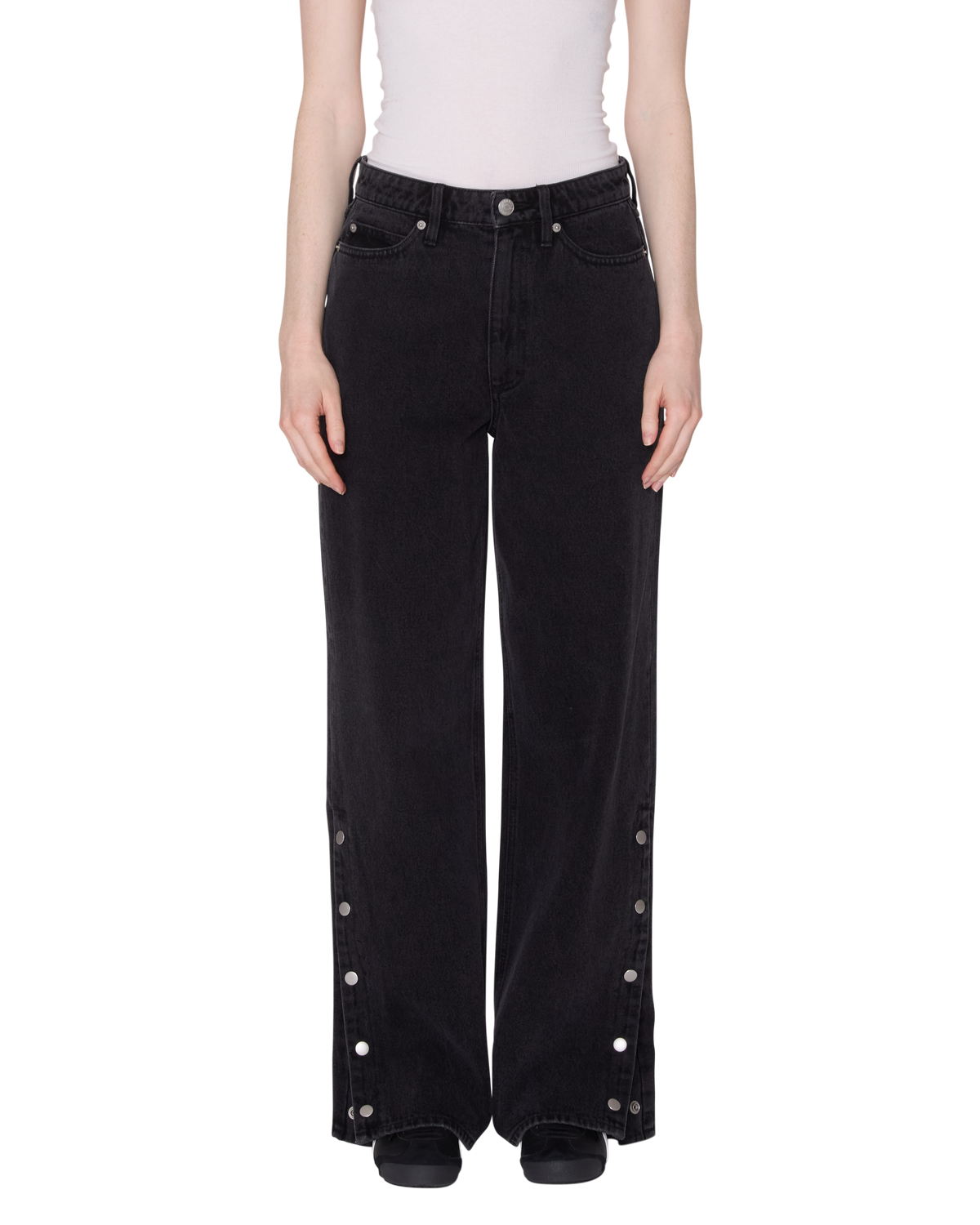 PENELOPE SIDE SNAP DENIM - Image 1