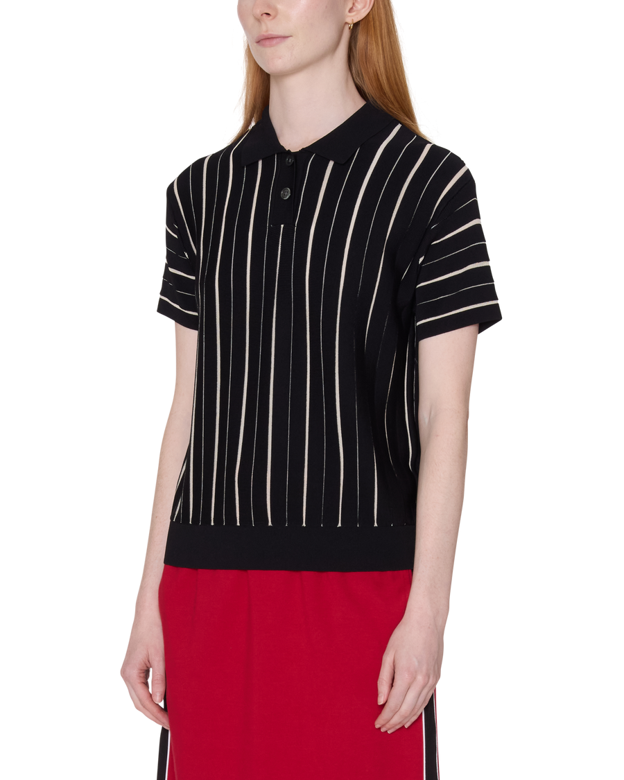 ARLO STRIPE POLO SWEATER - Image 2