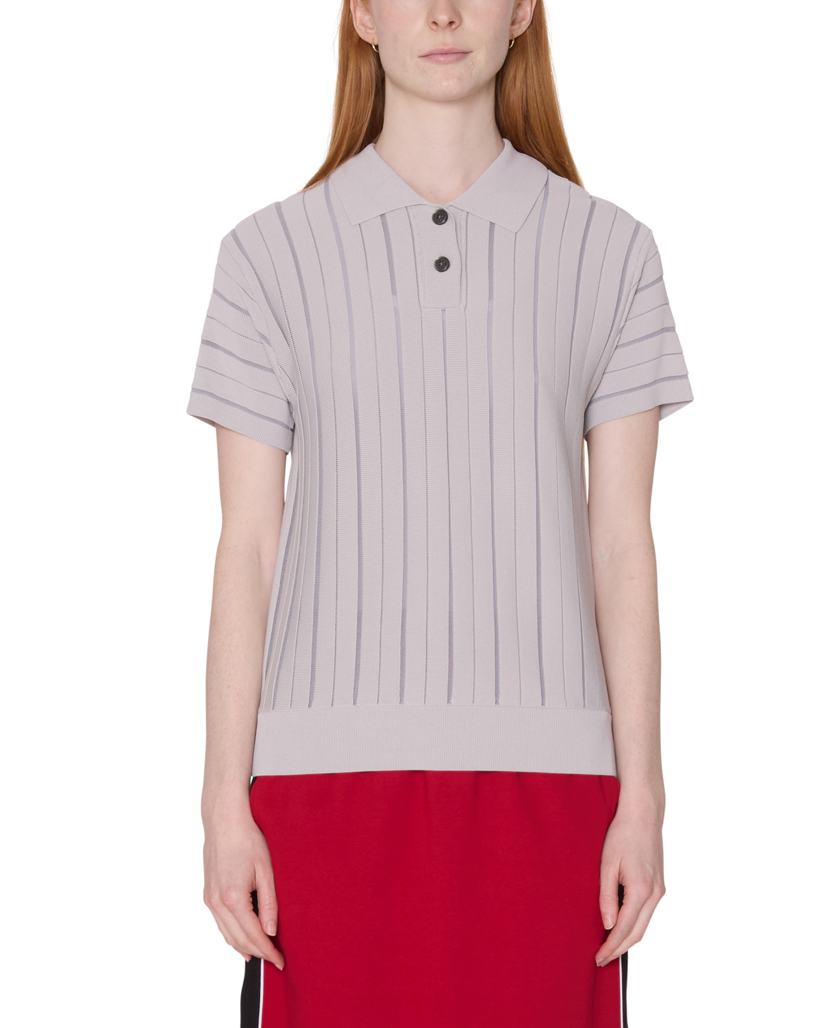 ARLO STRIPE POLO SWEATER - Image 1