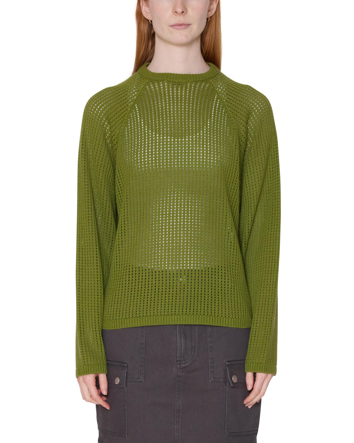 TALIA OPEN KNIT RAGLAN - Image 1