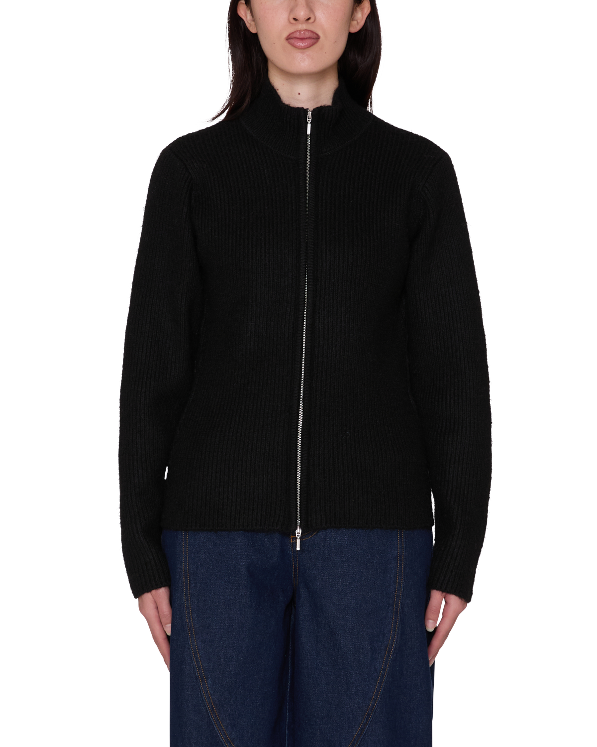 CIEL 2WAY ZIP CARDIGAN - Image 1