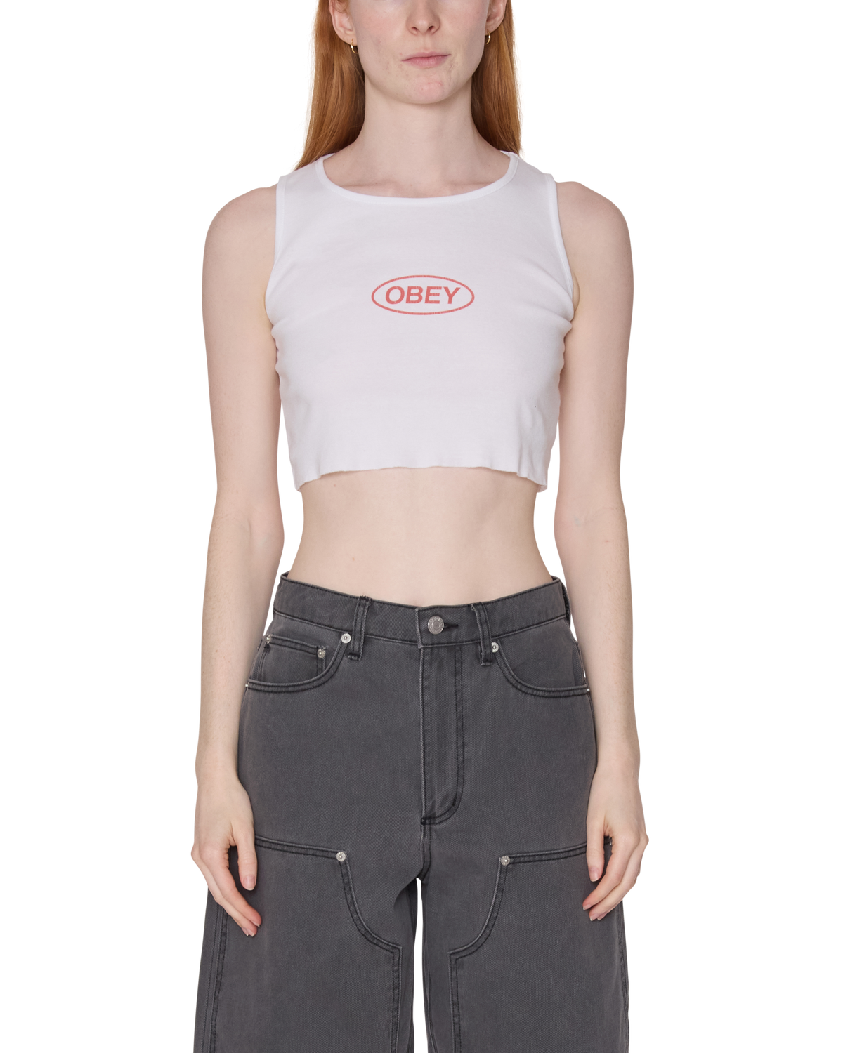 BOLD OVAL MORGAN RAW EDGE TANK - Image 1
