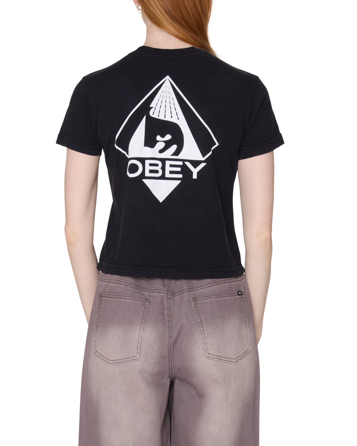OBEY ICON PYRAMID KAIA T-SHIRT - Image 1