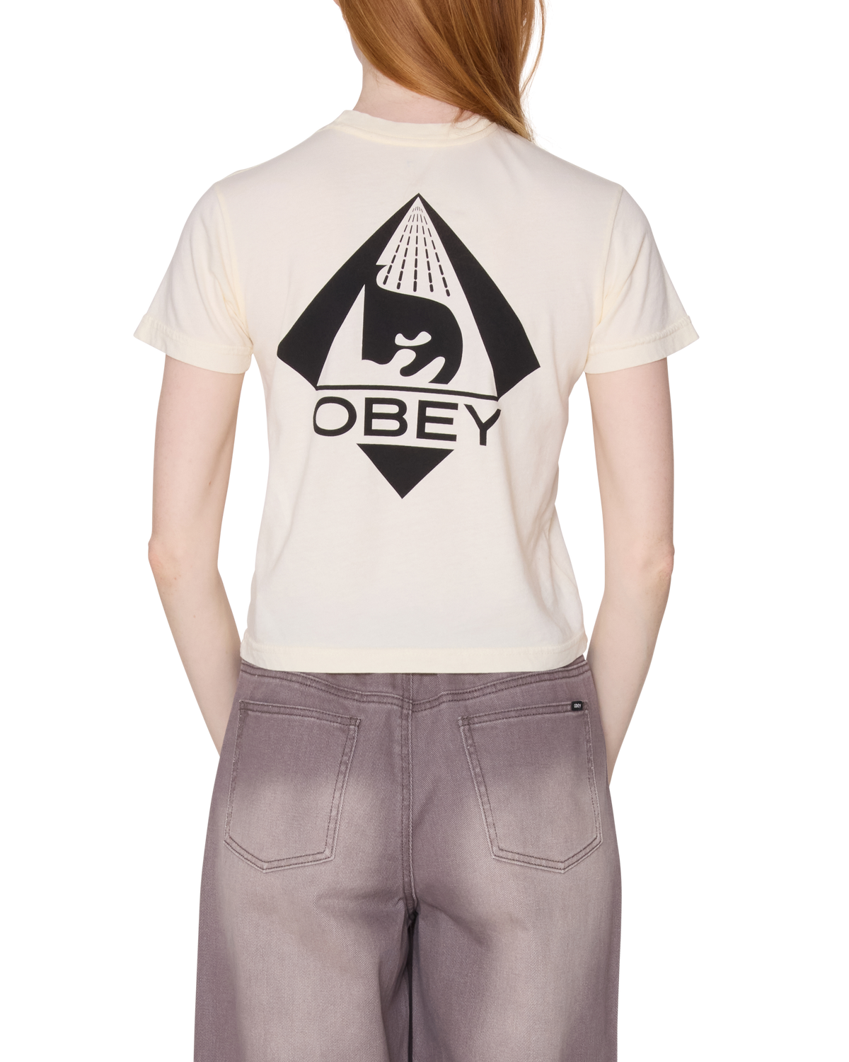 OBEY ICON PYRAMID KAIA T-SHIRT - Image 1
